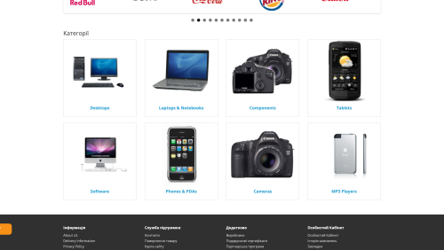 OpenCart Category Wall