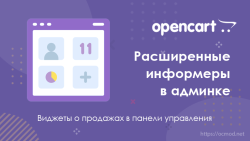 Расширенные информеры в административной панели